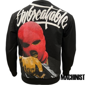 Мъжка блуза в черен цвят "Unbelievable" №R738