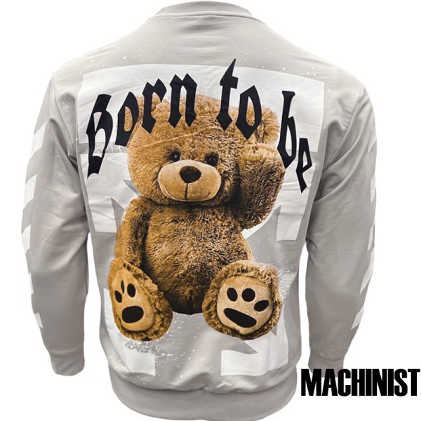 Мъжка блуза в светлосив цвят Born to Be – MACHINIST