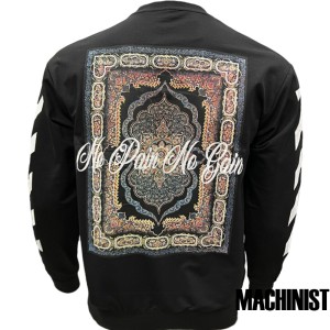 Мъжка блуза в черен цвят "No pain no gain" №R735