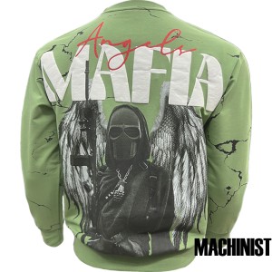 Мъжка блуза в зелен цвят "Mafia" №R734