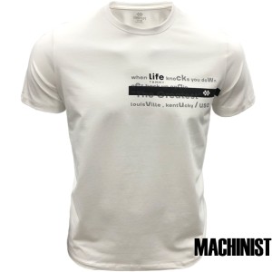 Мъжка тениска в бял цвят "The Greatest" №R684