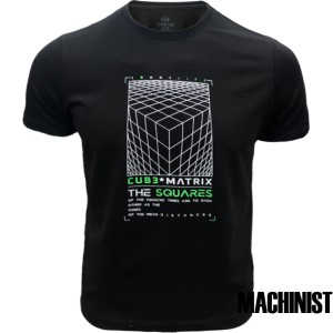 Мъжка тениска в черен цвят "Matrix"  №R701