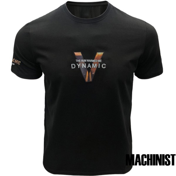 Мъжка тениска от MACHINIST "Dynamic V" – Черна