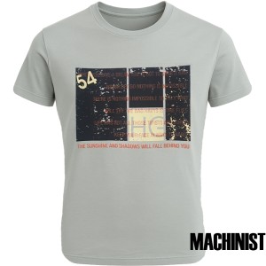 Мъжка тениска в светлосив цвят "The Sunshine and Shadows" №R773