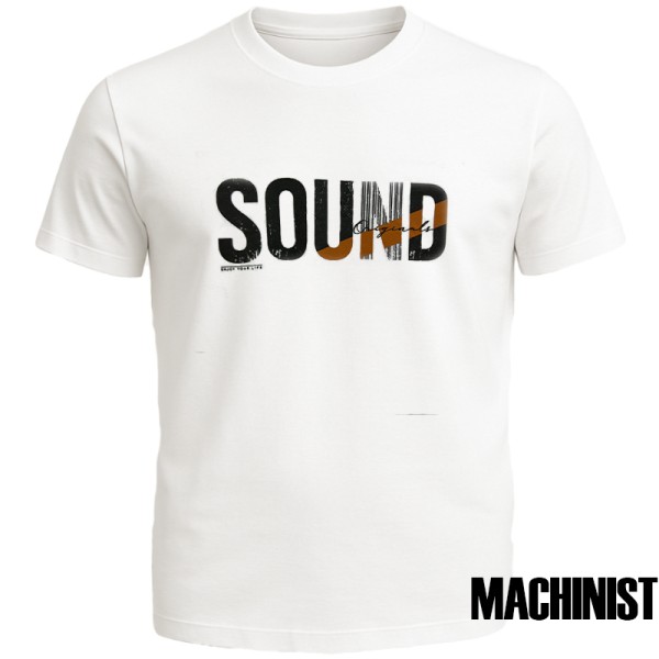 Мъжка тениска Machinist "Sound Originals" – бяла